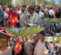 اسپیکر نے ٹنگنار شیخ پورہ میں 2.4 کلو میٹر اندرونی لنک سڑکوں کا افتتاح کیا