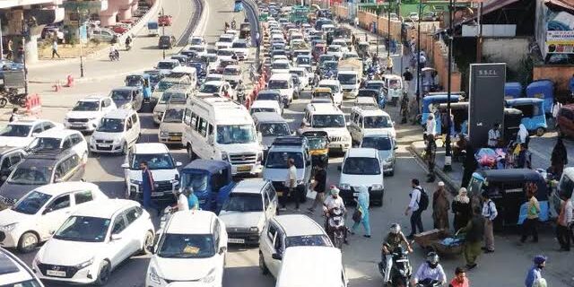 ٹریفک کے شدید دبائوکا خدشہ