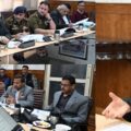 چیف سیکرٹری نے جموں اور سری نگر کیلئے کثیر الجہتی ٹریفک مینجمنٹ پلان کا جائزہ لیا